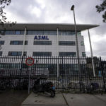 
              Exterior view of the head office of ASML, a leading maker of semiconductor production equipment, in Veldhoven, Netherlands, Monday, Jan. 30, 2023. ASML says the U.S., Dutch and Japanese officials are close to an agreement to limit China's access to the technology used to make computer chips. (AP Photo/Peter Dejong)
            