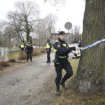 
              Police cordon off the area outside the Turkish embassy in Stockholm, Sweden, Saturday Jan. 21, 2023. Sweden is bracing for demonstrations that could complicate its efforts to persuade Turkey to approve its NATO accession. A far-right activist from Denmark has received permission from police to stage a protest on Saturday outside the Turkish Embassy, where he intends to burn the Quran, Islam’s holy book. (Fredrik Sandberg/TT News Agency via AP)
            