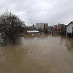 
              A flooded area in the city of Mitrovica, Kosovo, Thursday, Jan. 19, 2023. Heavy rainfall this week across the Balkans has caused rivers to rise dangerously in Serbia, Bosnia, Kosovo and Montenegro, flooding some areas and threatening flood defenses elsewhere. (AP Photo/Bojan Slavkovic)
            