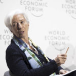 
              Christine Lagarde, President, European Central Bank, speaks during the 53rd annual meeting of the World Economic Forum, WEF, in Davos, Switzerland, Thursday, Jan. 19, 2023. (Laurent Gillieron/Keystone via AP)
            