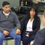 
              FILE - Beatriz Gonzalez, the mother of 23-year-old Nohemi Gonzalez, a student killed in the Paris terrorist attacks, and stepfather Jose Hernandez speak to a reporter at Hernandez' barber shop in Norwalk, Calif., Nov. 14, 2015. A lawsuit against YouTube from the family of Nohemi Gonzalez is at the center of a  closely watched Supreme Court case being argued Tuesday, Feb. 21, 2023. (AP Photo/Scott Fain, File)
            