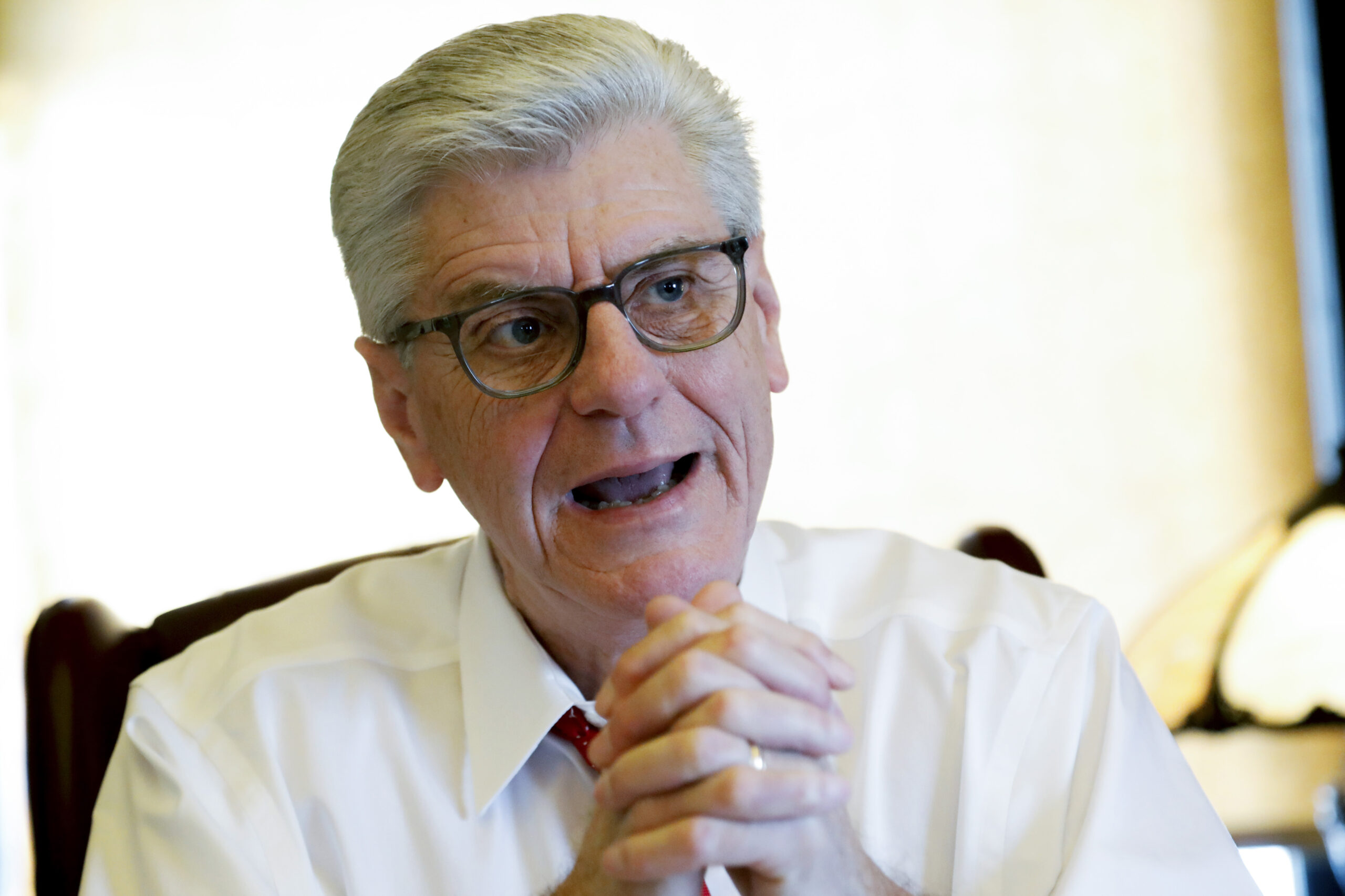 FILE - Mississippi Gov. Phil Bryant speaks about his legacy following a life of public service, Jan...