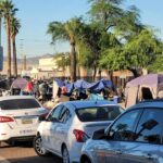 The stretch of 12th Avenue between Washington and Jefferson streets at the Zone homeless encampment in downtown Phoenix was cleared Wednesday, May 31, 2023.