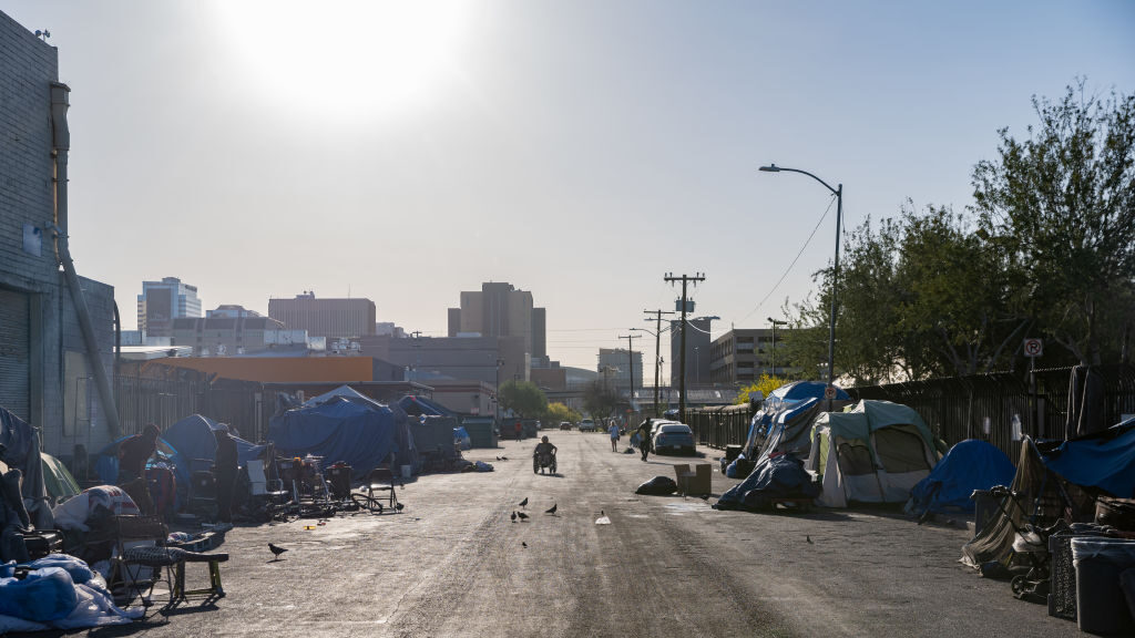 To stay or go? Individuals in Phoenix's homeless encampment the Zone faced with decision