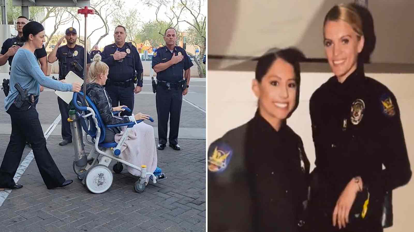 Phoenix officer back to patrol after being shot several months ago