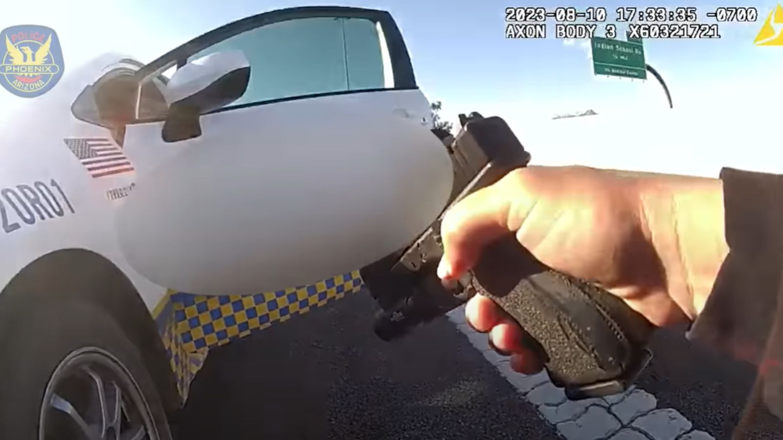 Phoenix police share body camera footage of Arizona man's carjacking spree