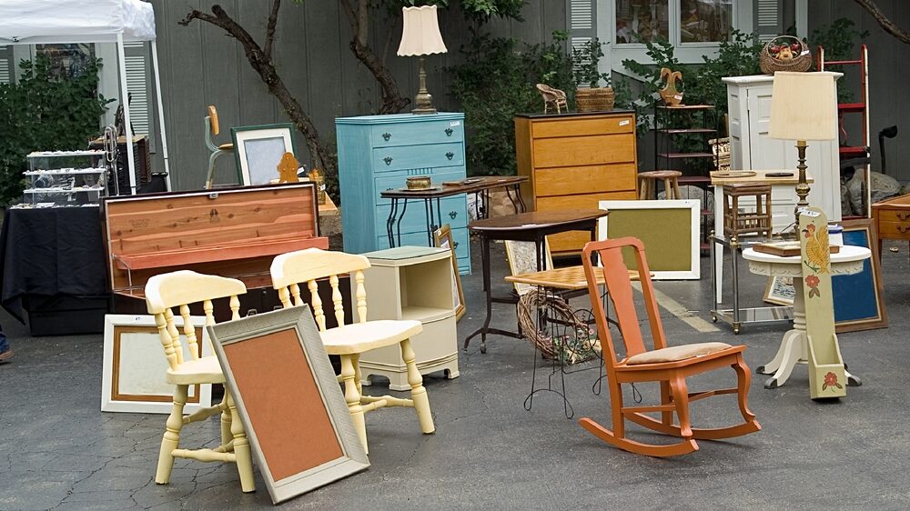 Furniture at Flea Market (Shuttershock photos)...