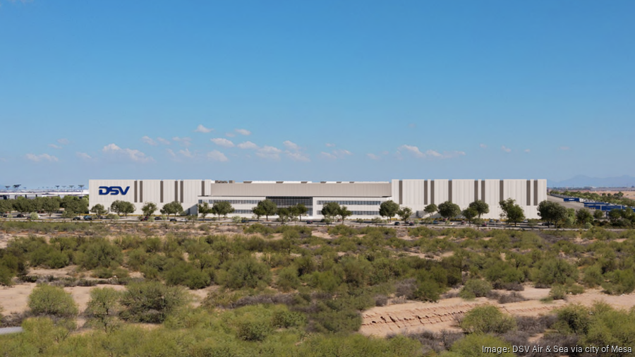 A conceptual rendering of DSV Air & Sea's proposed office and warehouse in Mesa. (City of Mesa)...