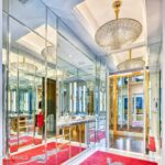 Mirrored walls of an expensive home for sale in Paradise Valley, Arizona