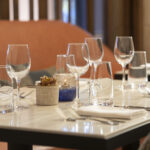 The table setting at Faro & Brag. (The Westin Kierland Resort & Spa)