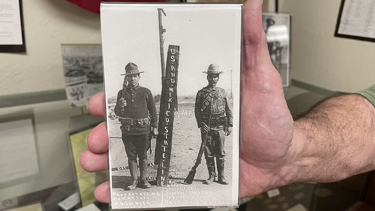Hector Leon Jr. shares a picture of what the Mexico-U.S. border looked like in the past. (KTAR News...