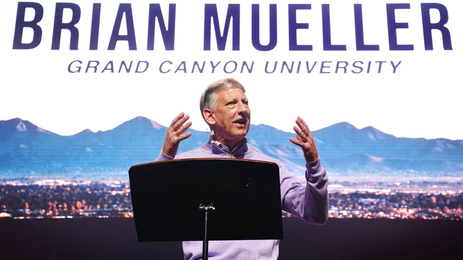 Grand Canyon University President Brian Mueller