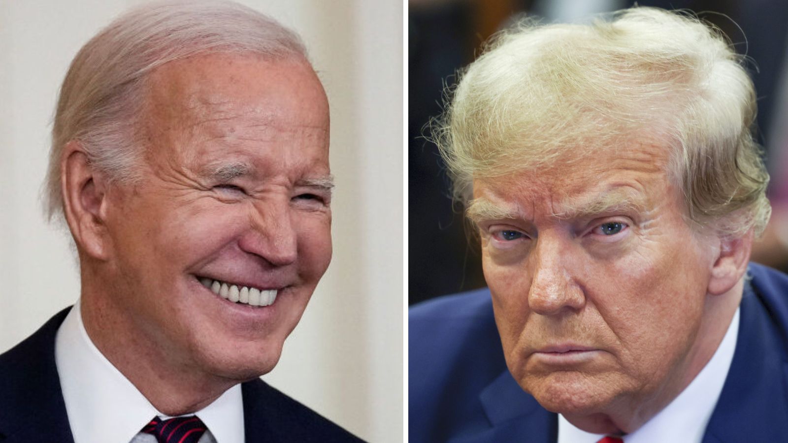 A Biden-Trump rematch in November is likely. (Photos: Drew Angerer/Getty Images, left, Shannon Stap...