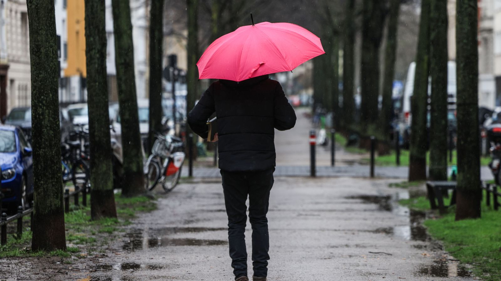 Rain is expected to continue during the evening, NWS said. (File photo by Oliver Berg/picture allia...