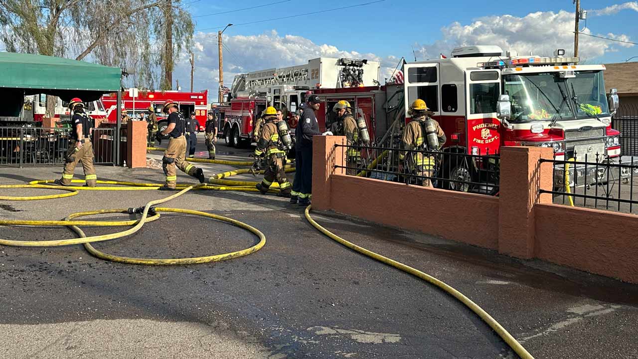 Crews responded to a fire at the Cocina Madrigal Mexican restaurant on March 17, 2024....