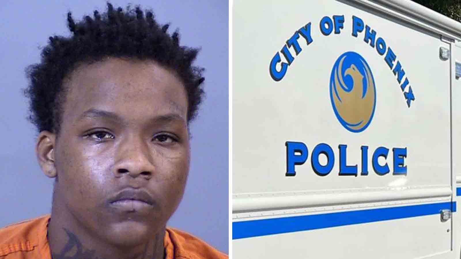 Brazion Sheppard was arrested for allegedly fatally killing a man at an apartment complex in Phoeni...