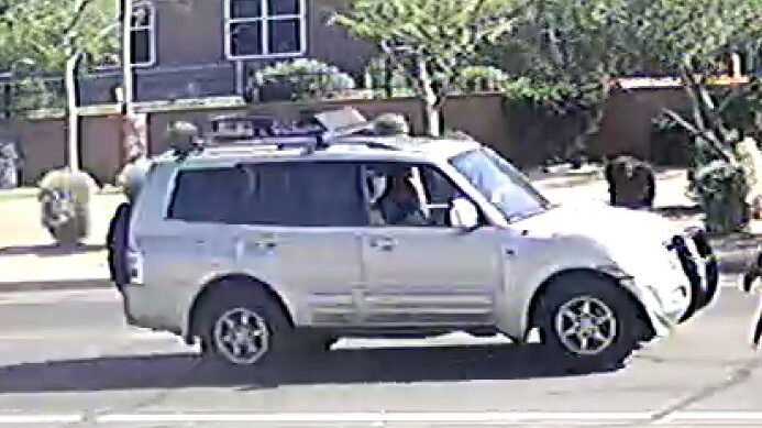 Picture of the Mitsubishi Montero that Phoenix police suspect hit an 11-year-old girl in a crosswal...