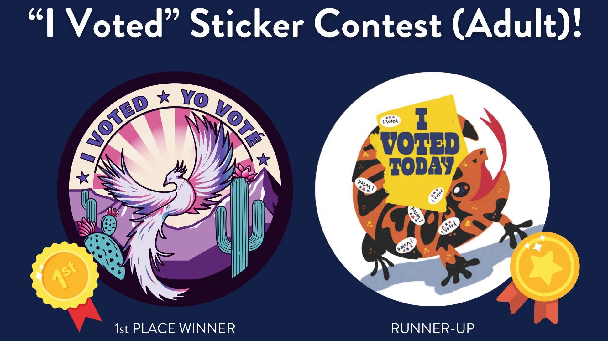 Maricopa County reveals winners of 'I Voted' sticker design contests