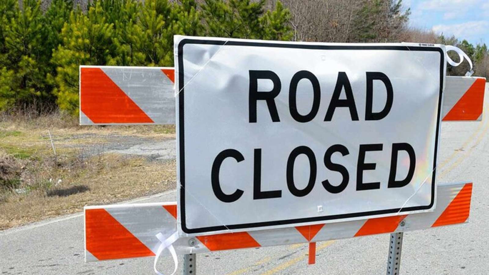 File photo of a road closed sign. State Route 87 was closed between metro Phoenix and Payson on Tue...