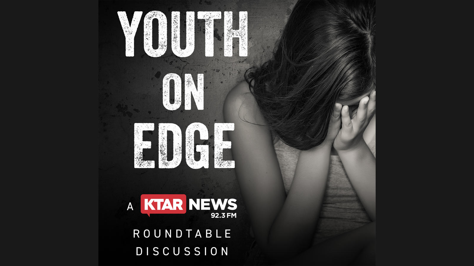 Promo for the April 3, 2024, Youth on Edge roundtable discussion on KTAR 92.3 FM...