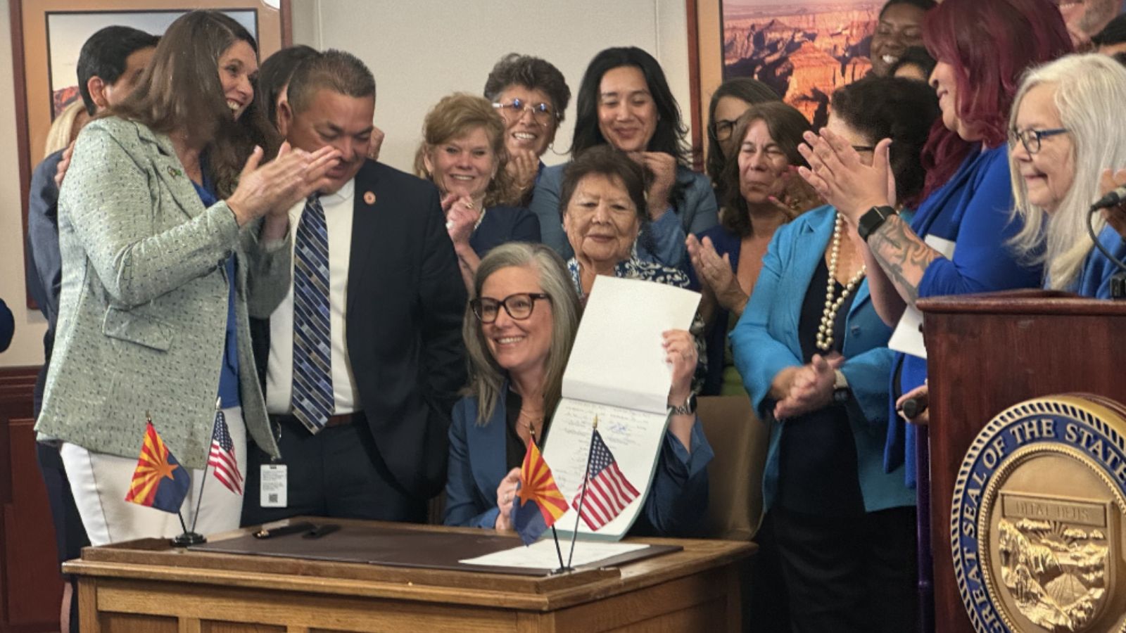 Arizona Gov. Katie Hobbs signs bill to repeal near-total abortion ban