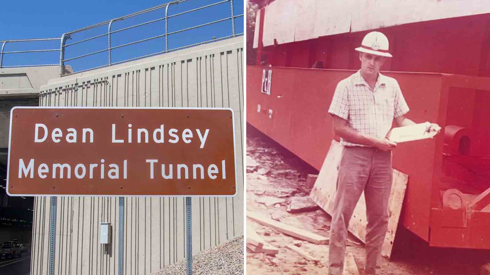 The Interstate 10 tunnel near downtown Phoenix was recently dedicated to late engineer Dean Lindsey...