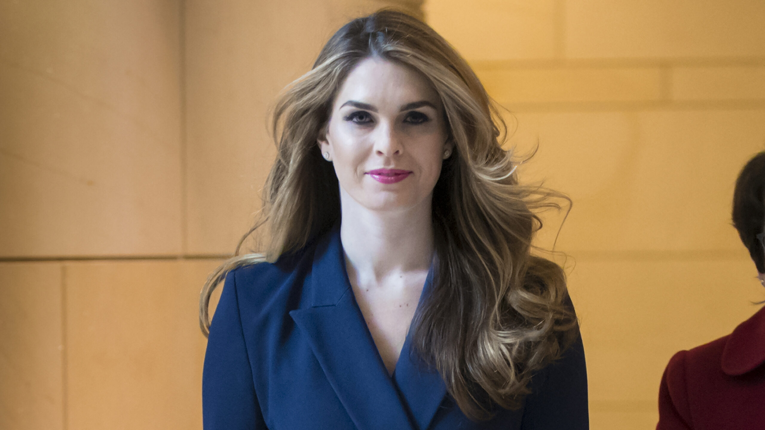 Hope Hicks, former White House Communications Director, arrives to meet with the House Intelligence...