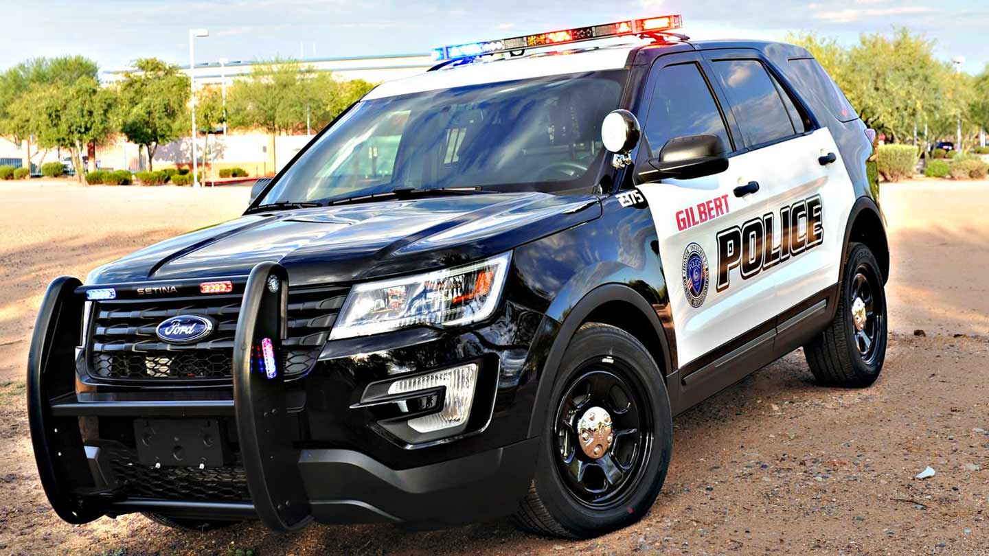 File photo of a Gilbert police SUV. Gilbert Police were investigating after two people were found d...
