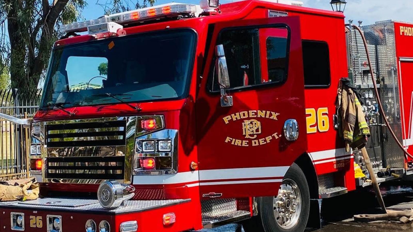 Phoenix Fire truck responds to distress...