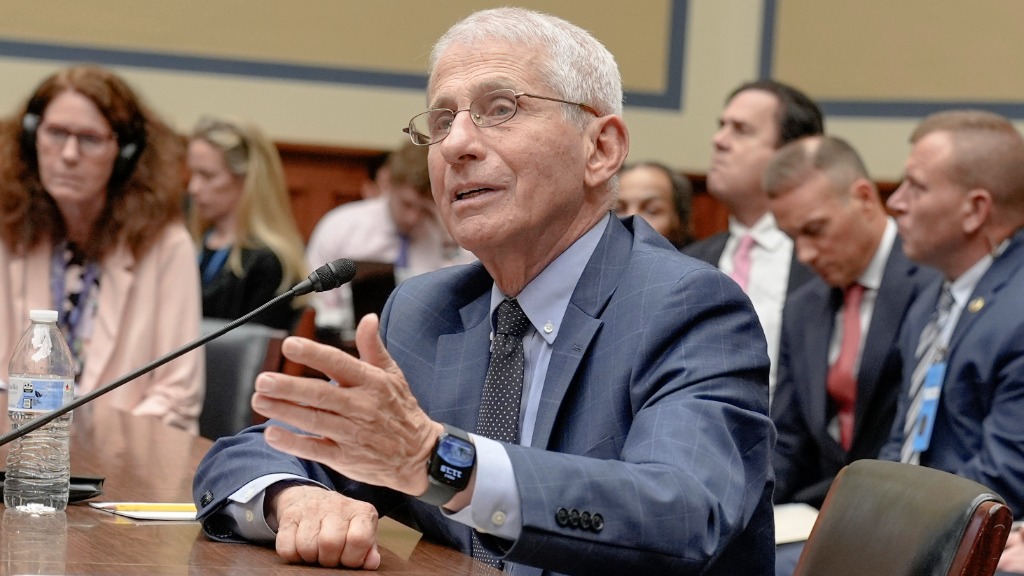 Dr. Anthony Fauci, former Director of the National Institute of Allergy and Infectious Diseases, te...