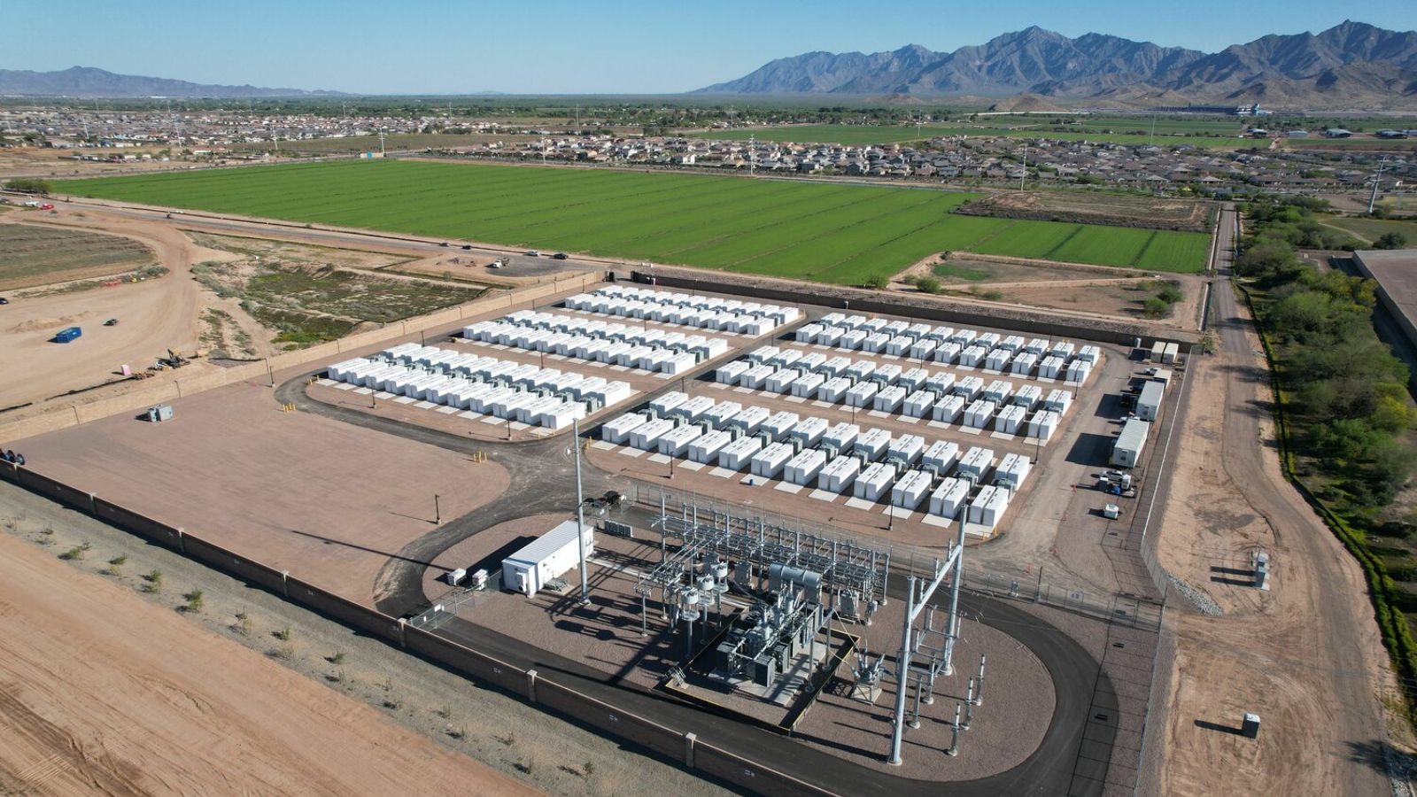 Two new battery storage systems to save extra energy for later use...