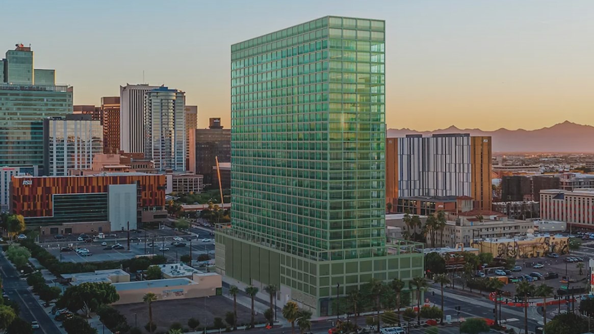 Ray Phoenix, a 26-story multi-family residential building, is coming to downtown Phoenix. (Clayco r...