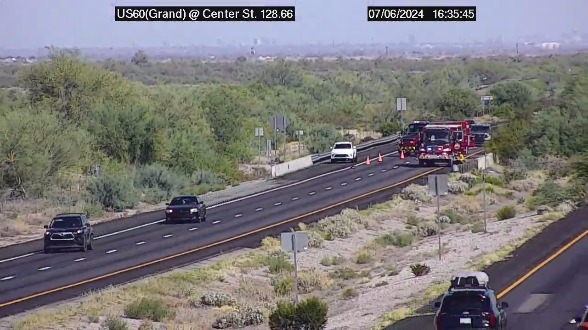 View of US 60 at Grand Avenue...