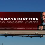 The AZGOP has put up two billboards in Phoenix and Tempe criticizing Kamala Harris' record at the border ahead of her visit to the Valley on August 9, 2024. (AZGOP photo)