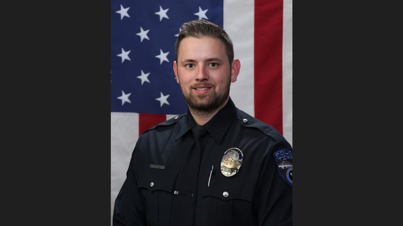 Officer Zachary Hyde of Tempe was placed on leave after he was arrested for DUI. (Tempe PD photo)...