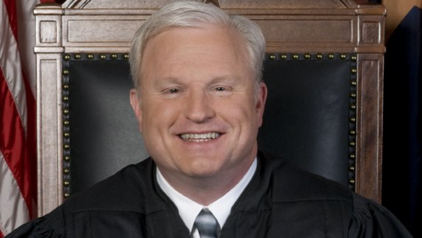 Photo of male judge...