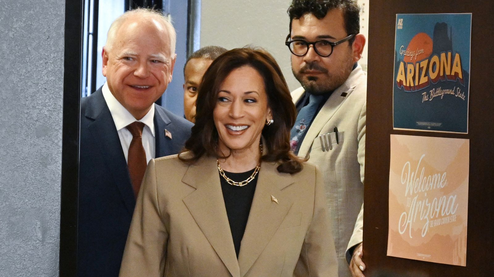 U.S.-Mexico border in Arizona: Kamala Harris Douglas visit...