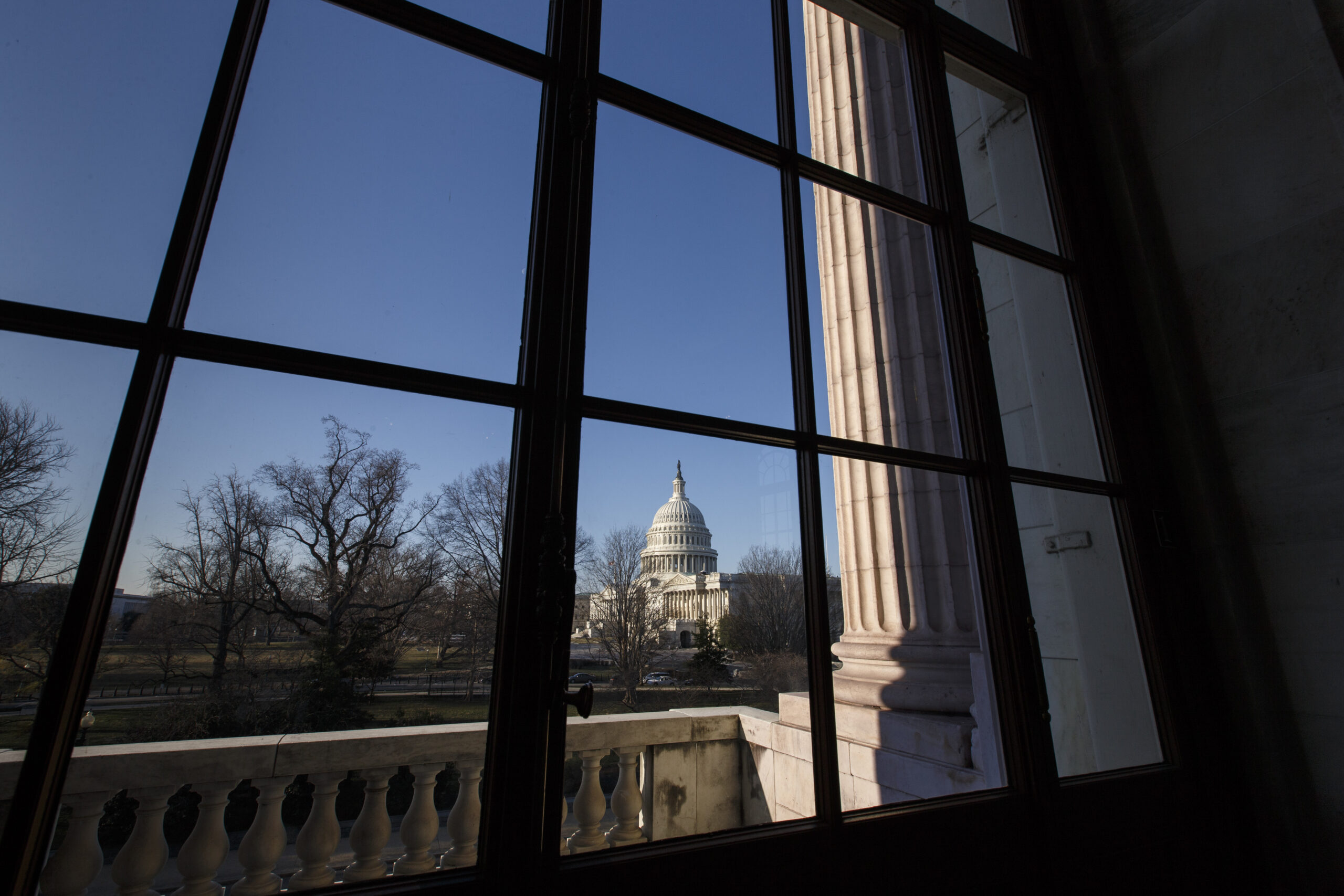 FILE - The Capitol is seen from the Russell Senate Office Building as Congress returns from a distr...