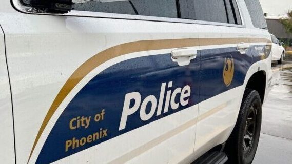 Phoenix Police vehicle...