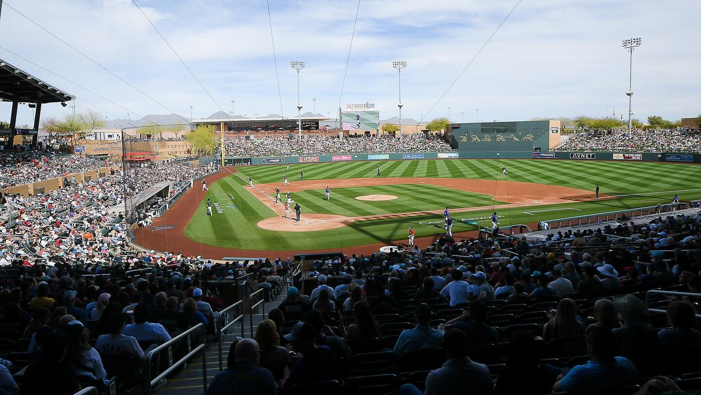 Salt River Fields at Talking Stick in Scottsdale, Arizona...