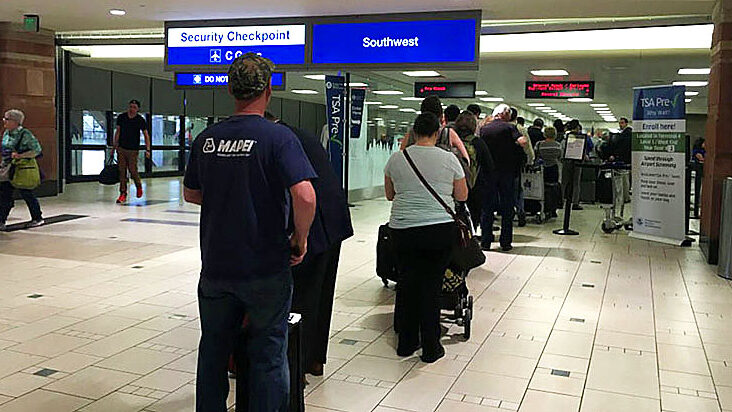 Sky Harbor assault TSA agent...