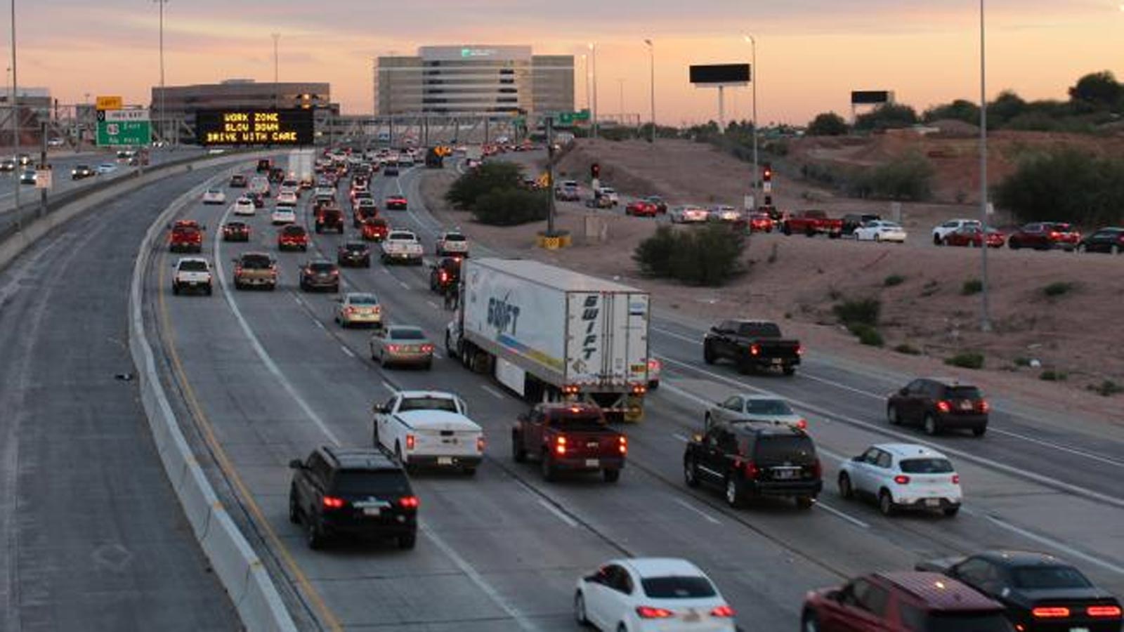 Weekend freeway roadwork in Phoenix and East Valley...