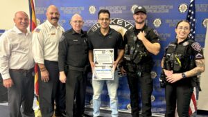 QuikTrip worker in Buckeye awarded for helping save the lives of 2 men over the summer