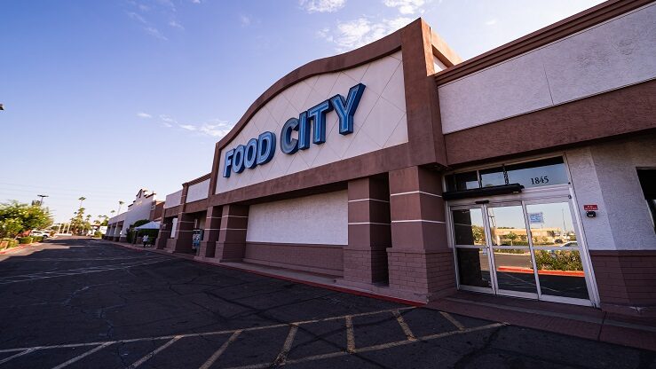 Front of Food City plaza in north Tempe...