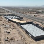 Construction is underway at Verrado Marketplace near Interstate 10 and Verrado Way in Buckeye. 