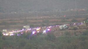 Westbound Loop 303 closed for several hours after after crash at I-17