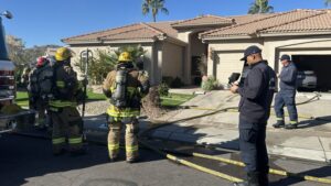 2 people displaced following house fire in south Phoenix