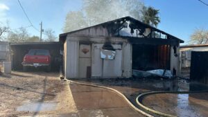 Person found dead inside burning house in west Phoenix