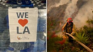 St. Mary's Food Bank sends water, snacks to support LA wildfire response