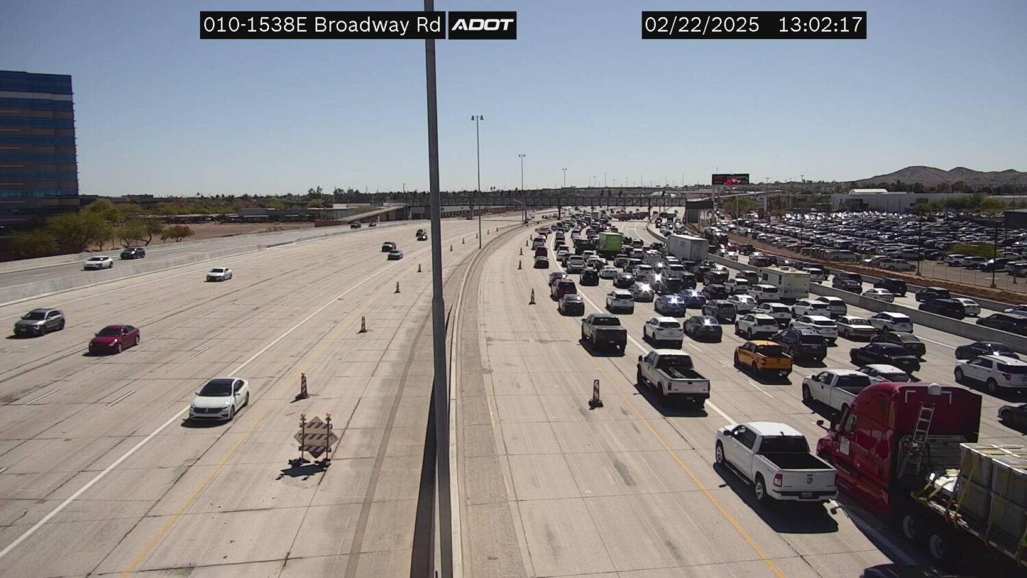 Eastbound Interstate 10 has closed in Tempe on Saturday due to a crash....